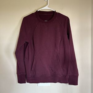 lululemon athletica Burgundy Sweatshirt